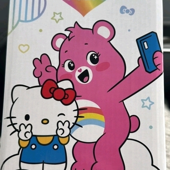 Hello Kitty and Care Bears Plush Duo - Pink and White - Picture 2 of 4